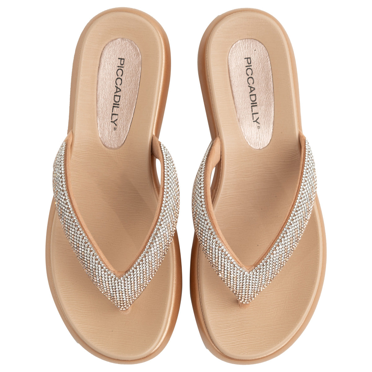 Sandalia Sol Strass Rosado