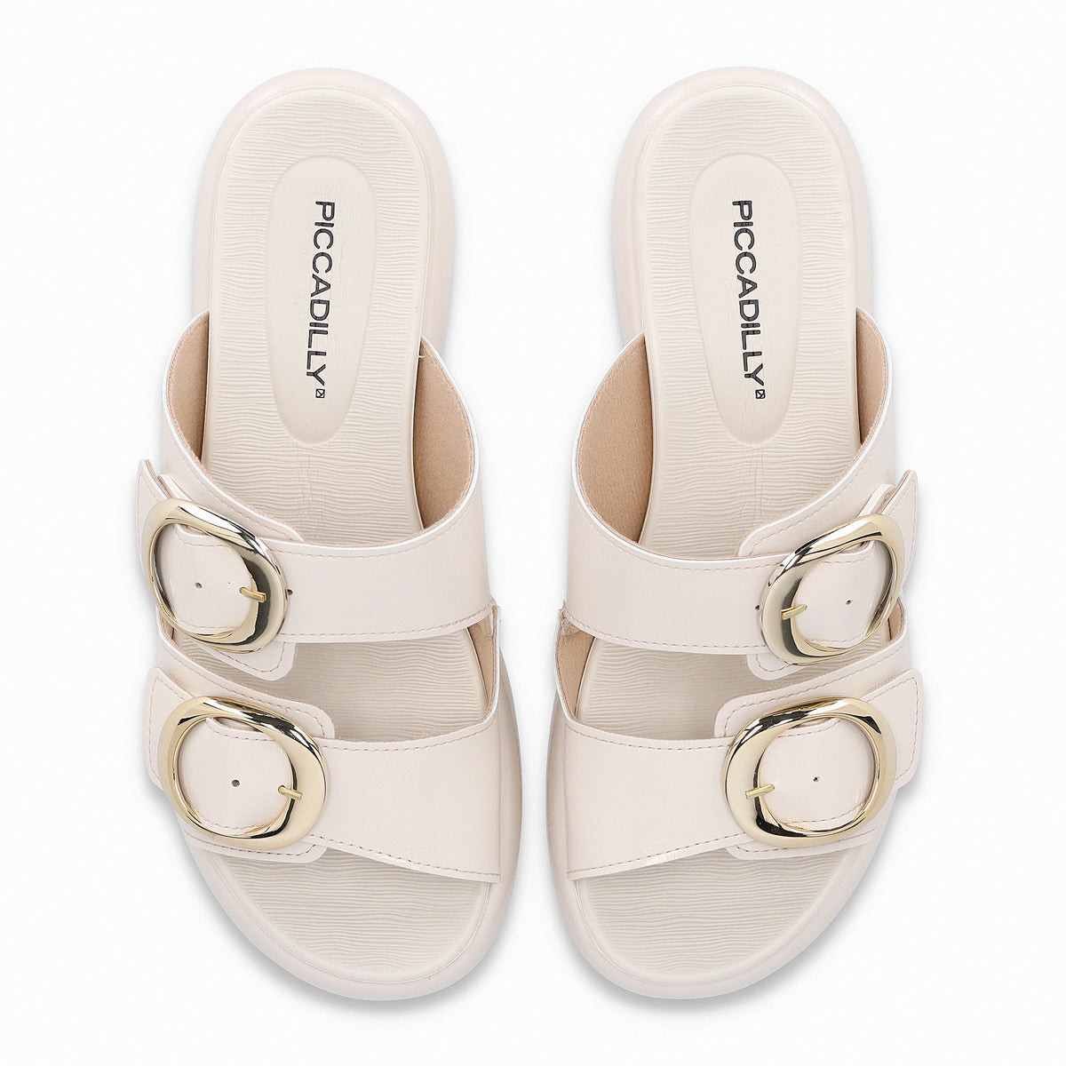 Sandalia Crema/Dorado Sol