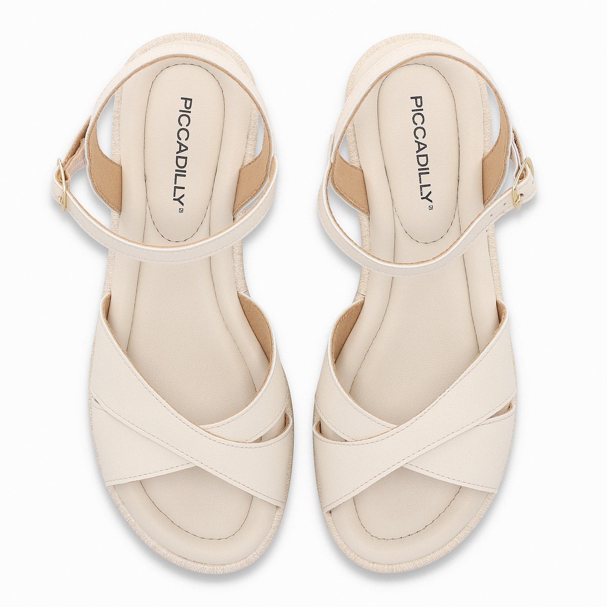 Sandalia Leia Crema