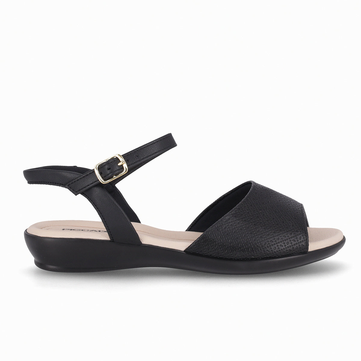 Sandalia Camila Negro/Beige