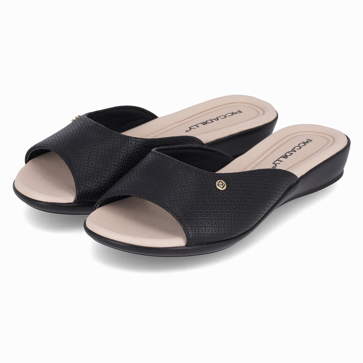Sandalia Camila Negro/Beige 905