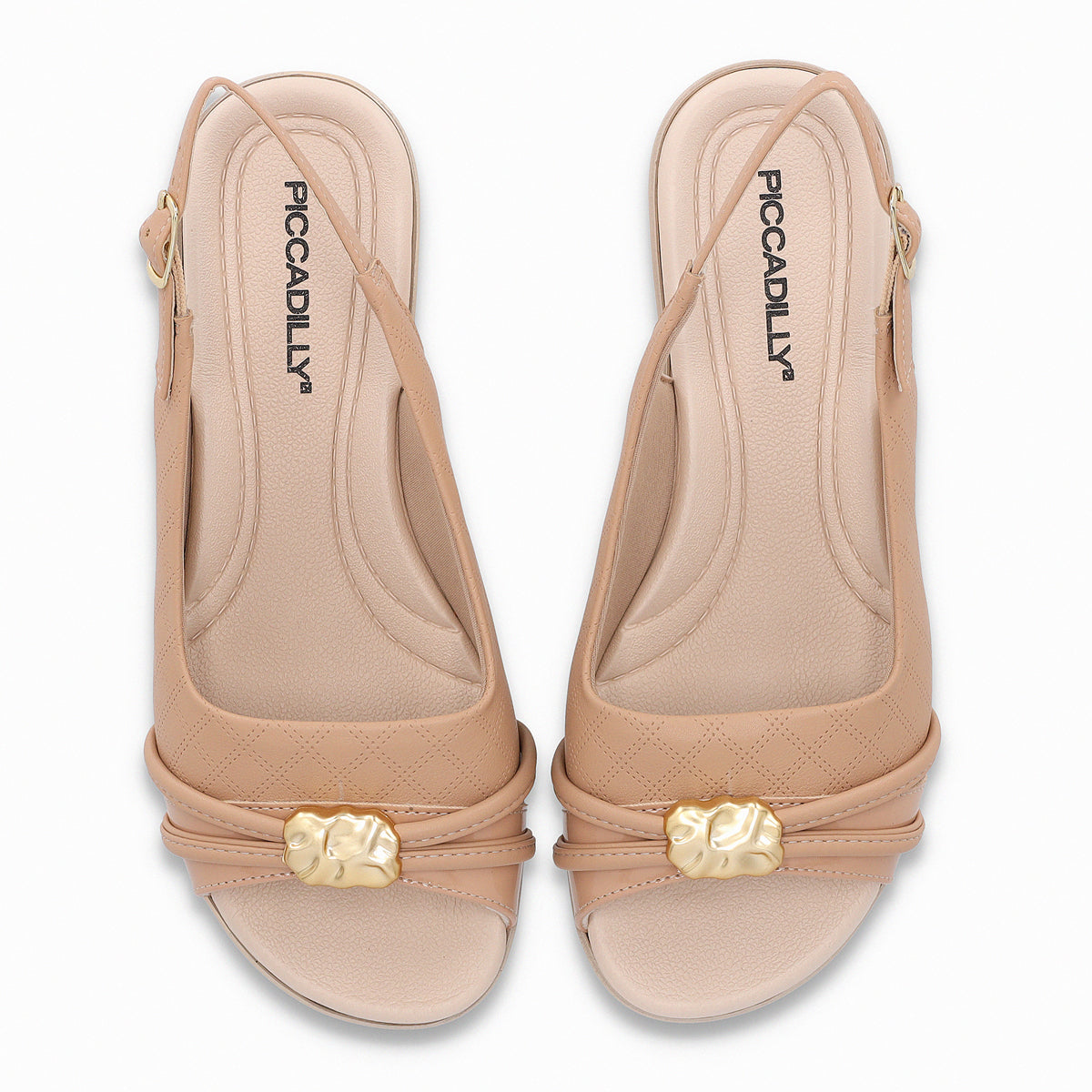 Sandalia Camila Nude/Dorado 125