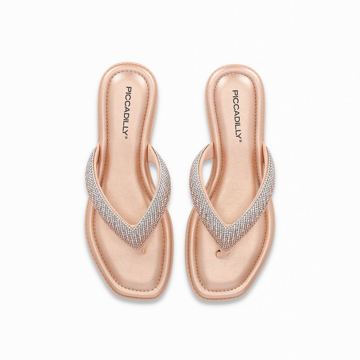Sandalia Gabi Rosa/Strass