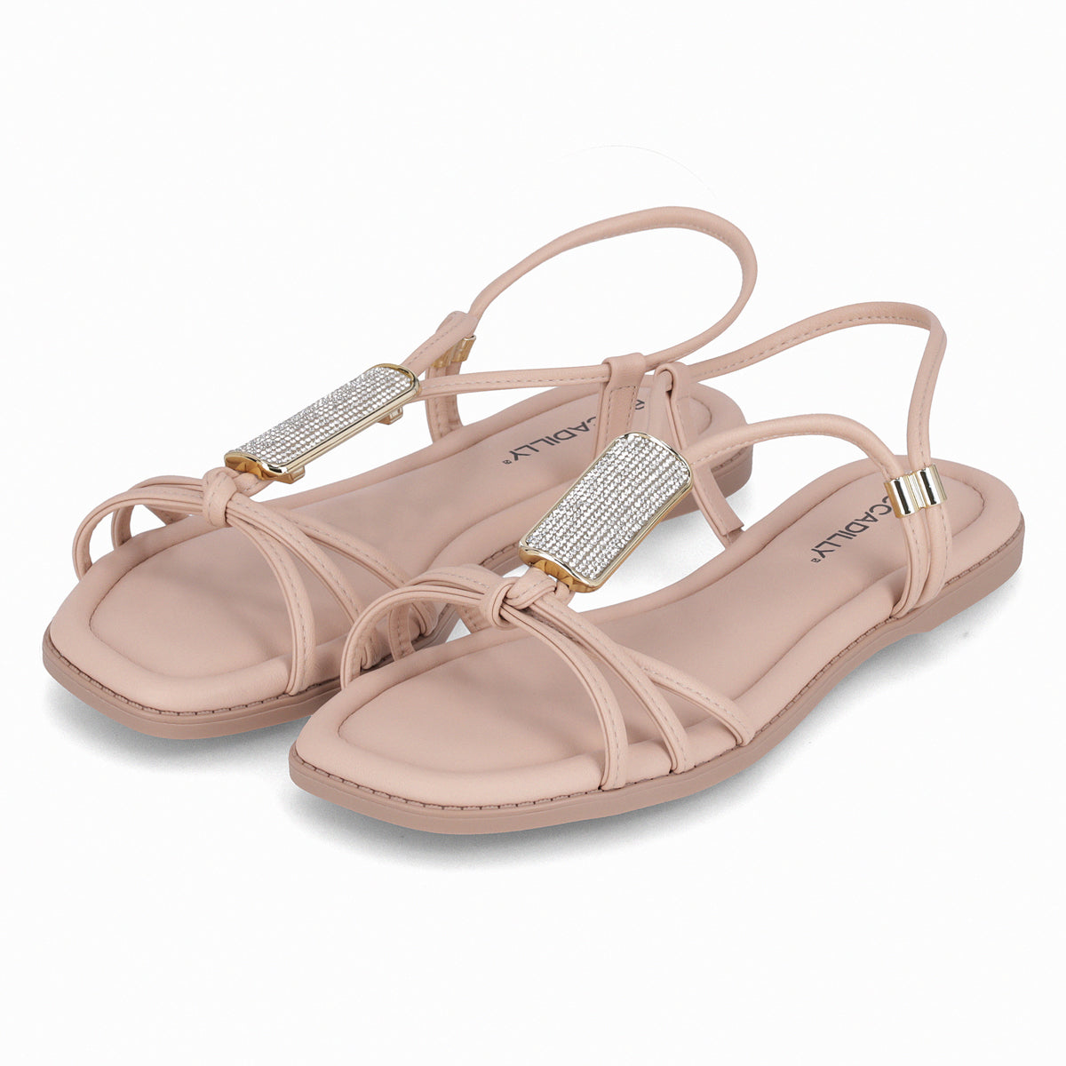 Sandalia Gabi Rosa/Strass