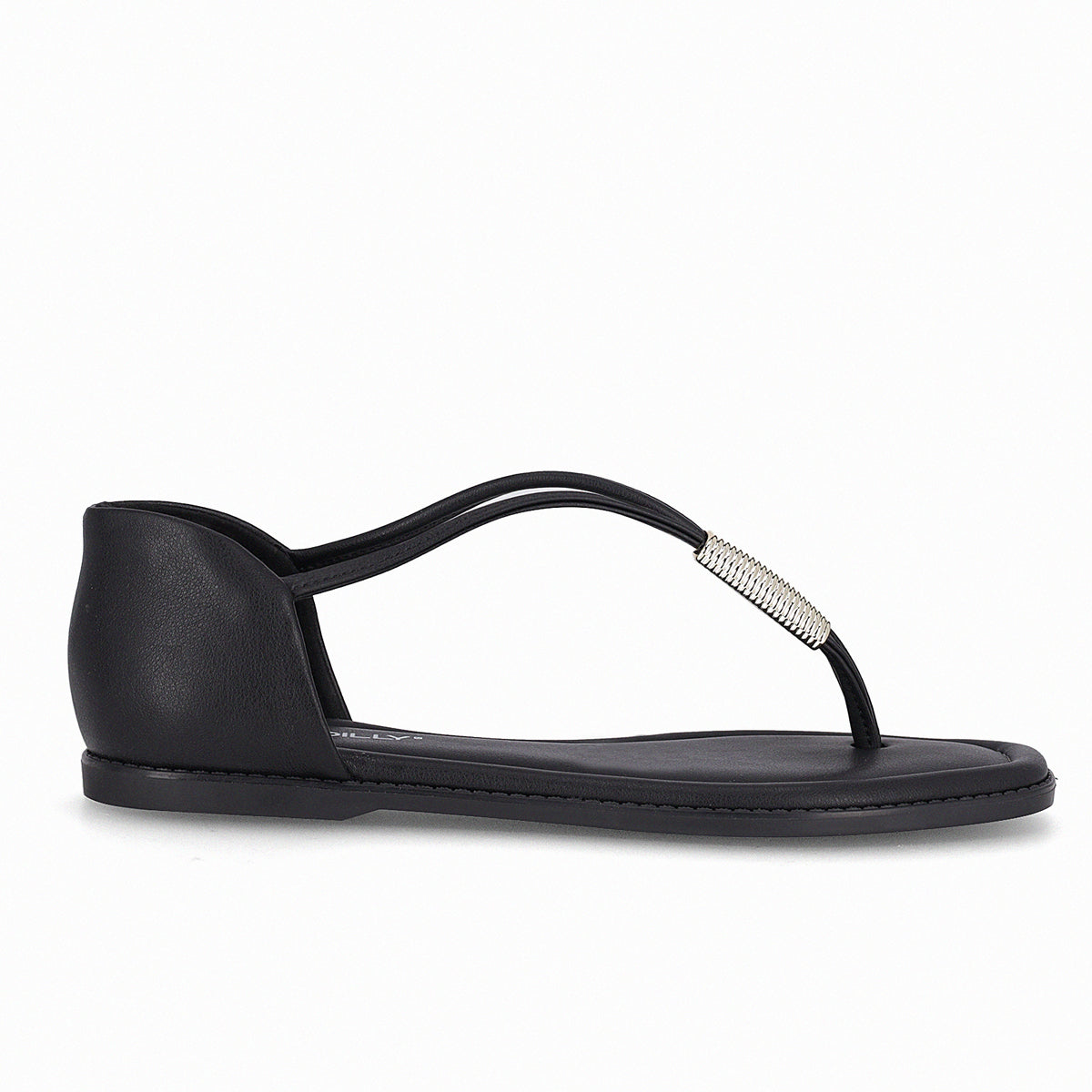 Sandalia Gabi Negro/Plata 116
