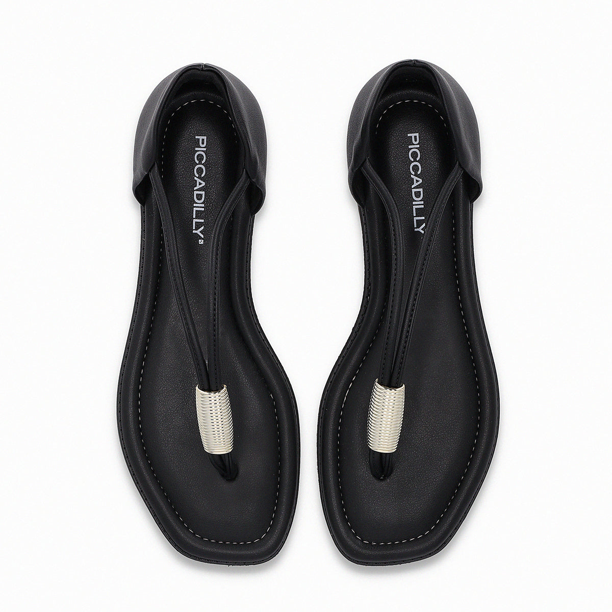 Sandalia Gabi Negro/Plata 116