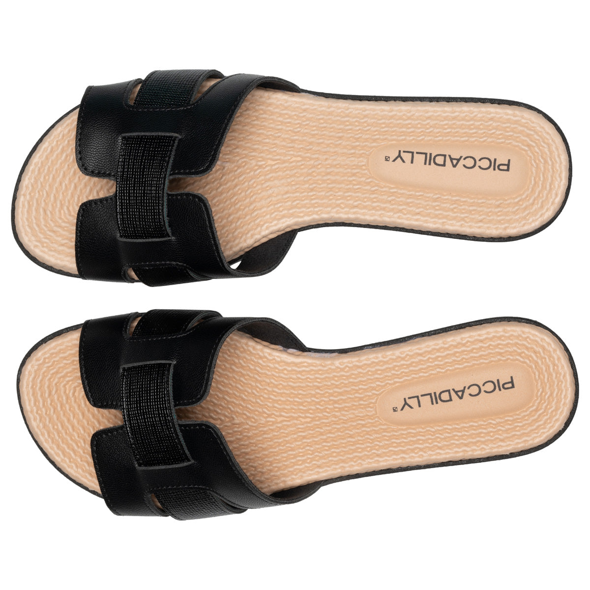 Sandalia Adla Negro/Natural