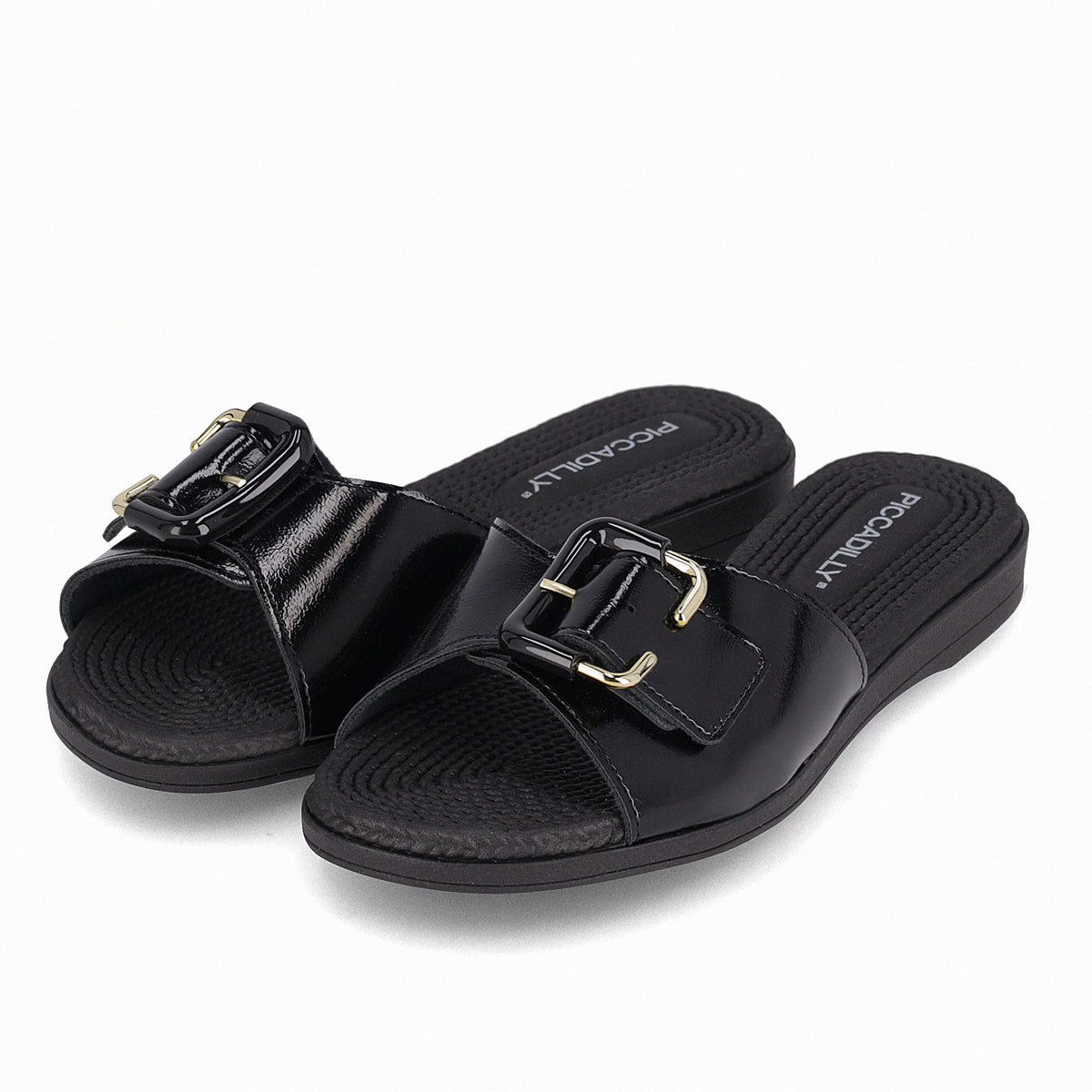 Sandalia Adla Negro/Charol 148