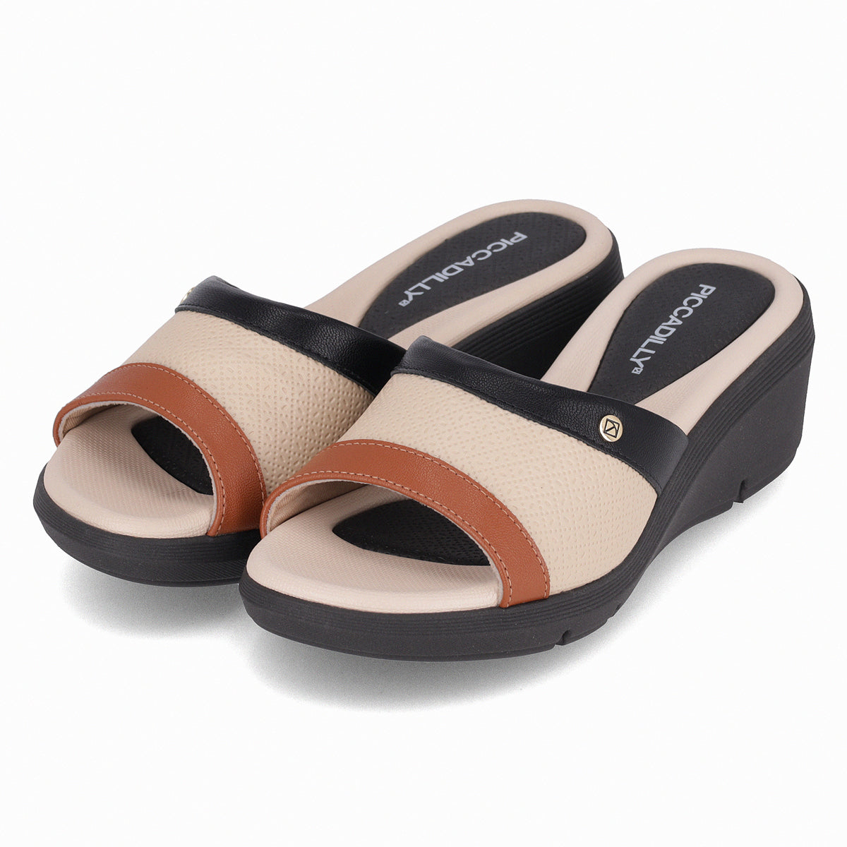 Sandalia Cecilia Nude/Negro 308