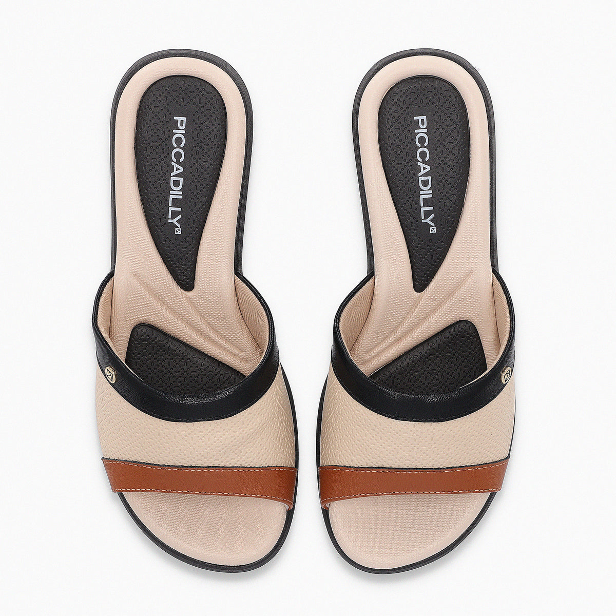 Sandalia Cecilia Nude/Negro 308