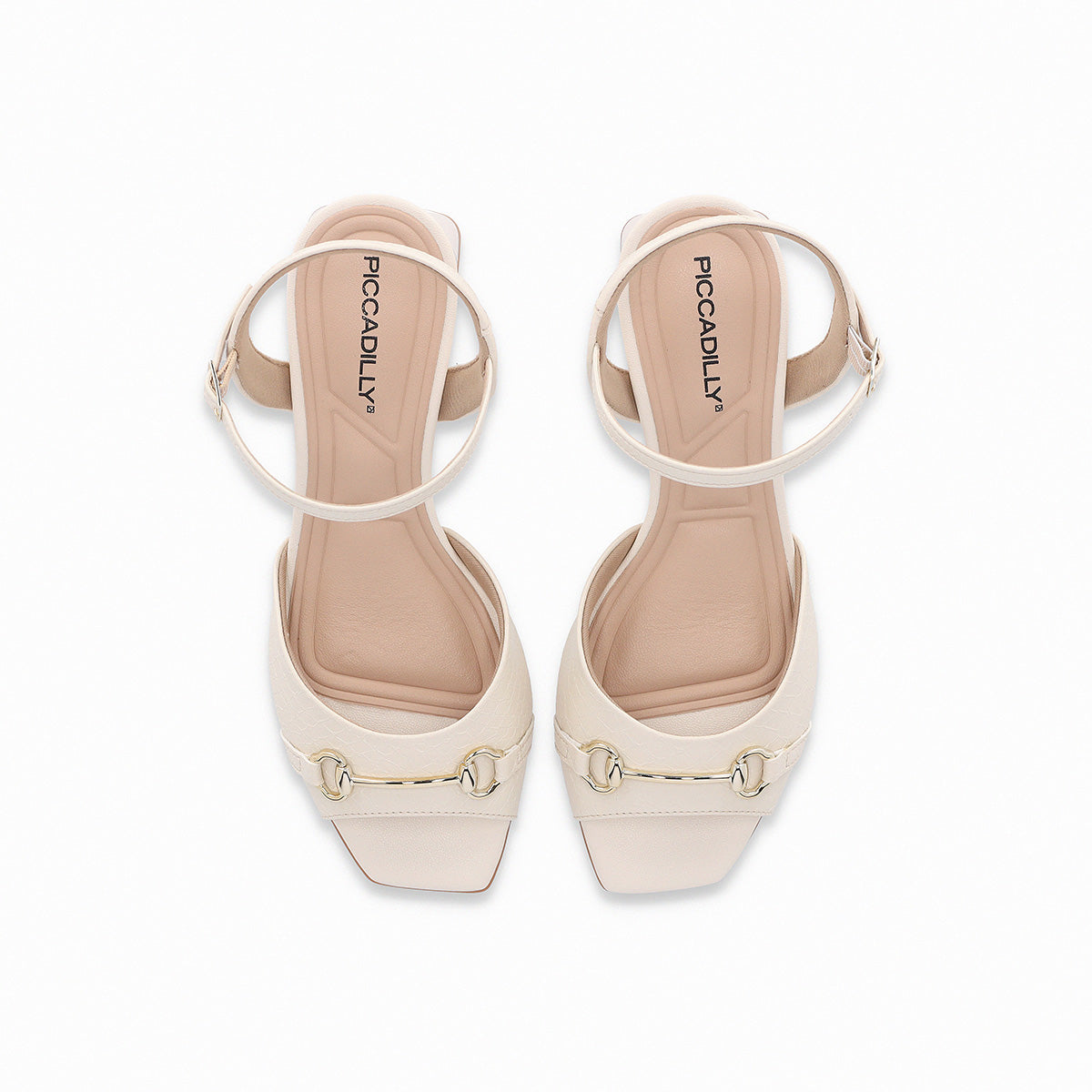 Sandalia Renee Hueso/Dorado 617