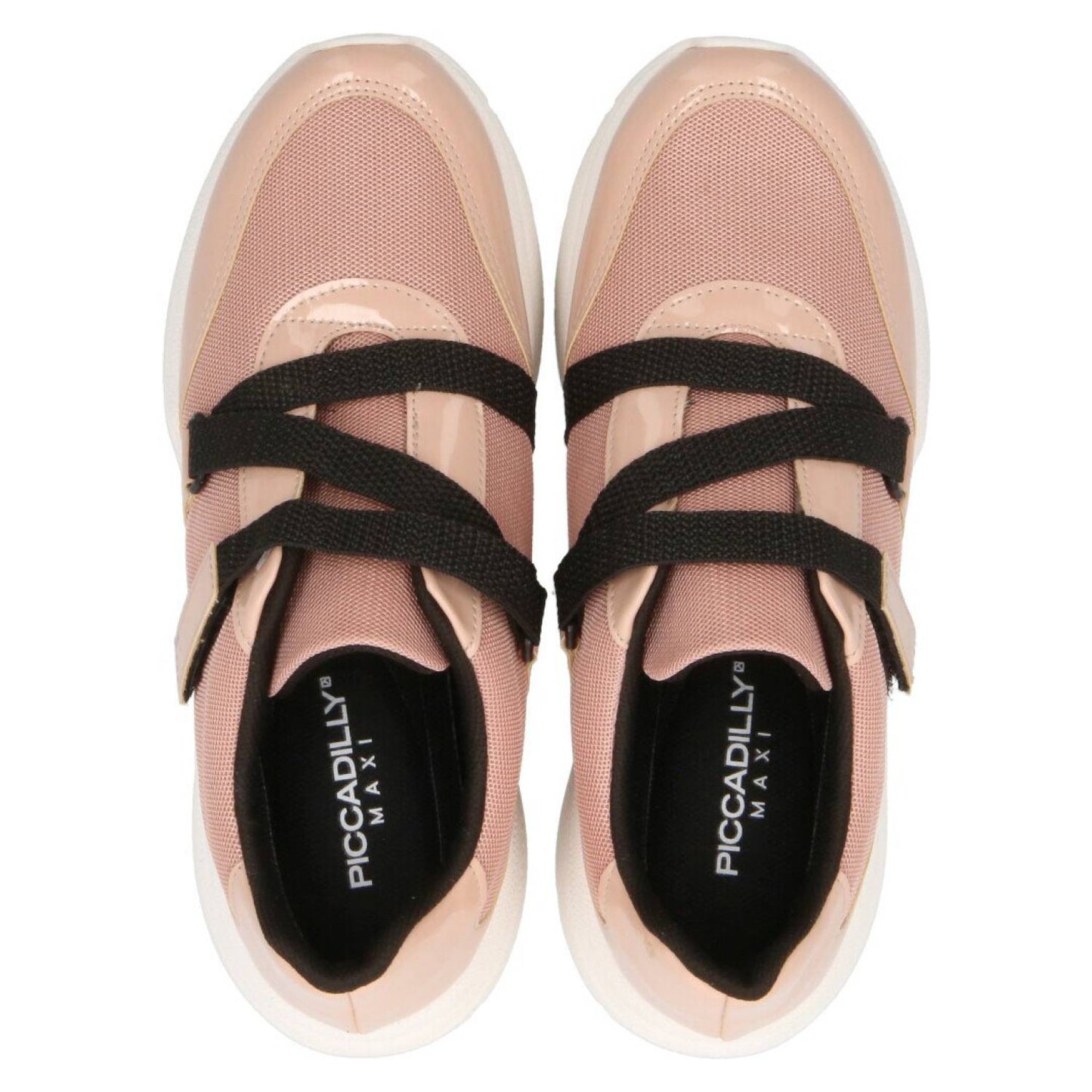 Zapatilla Barbara Rosa/Negro