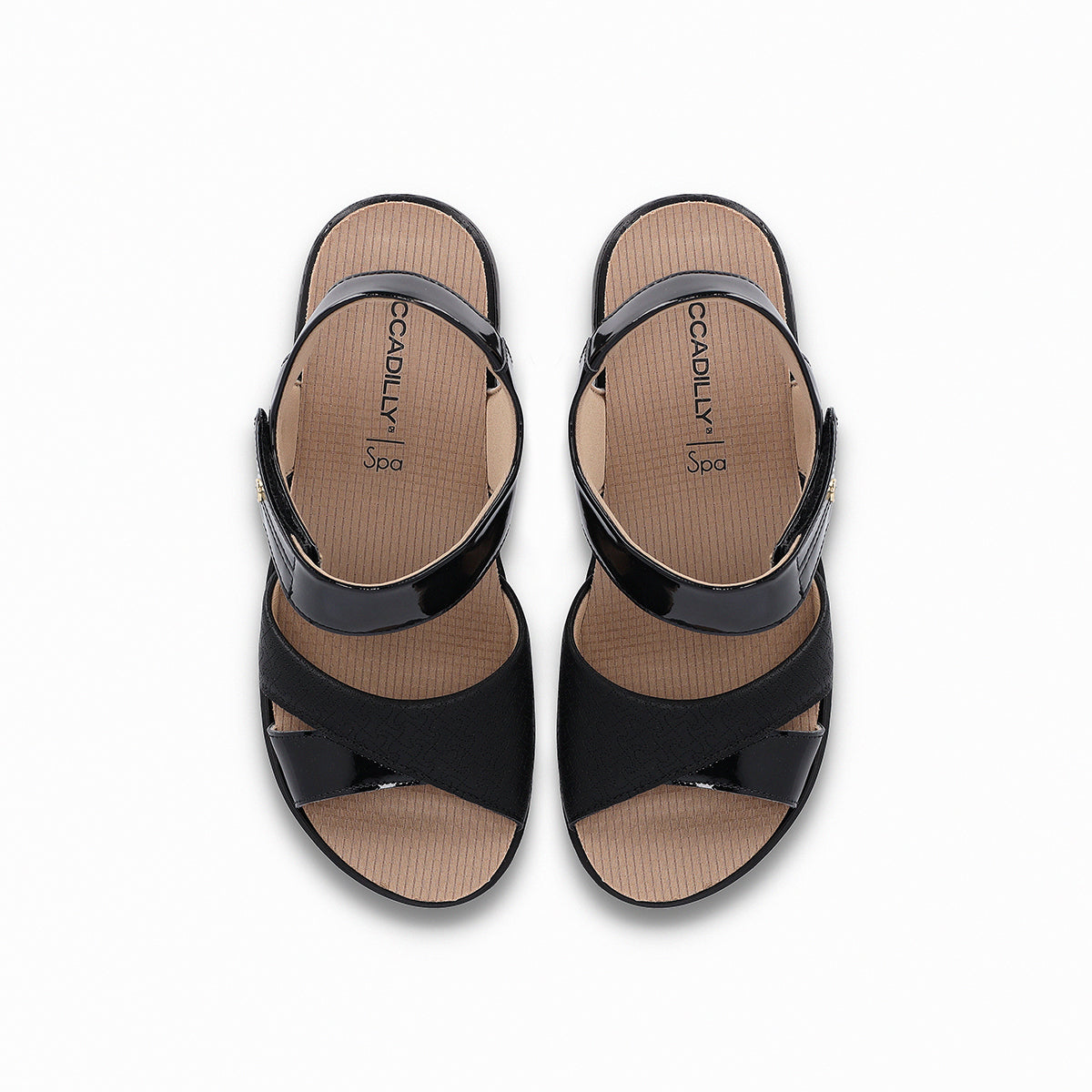 Sandalia SPA Anabela Negro