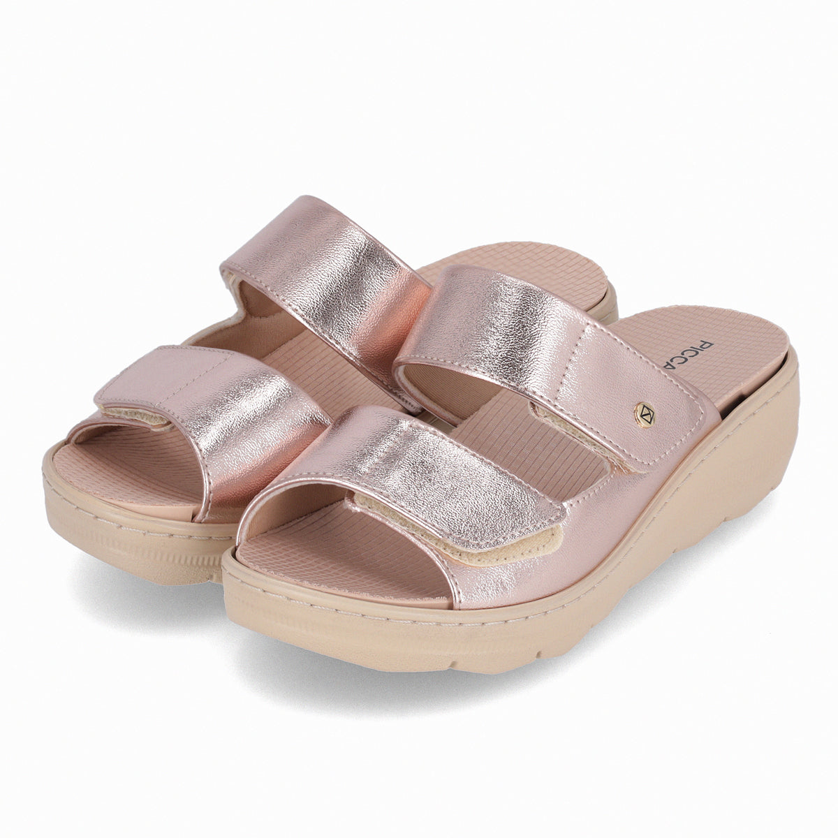 Sandalia SPA Anabela Rosa/Metal 31