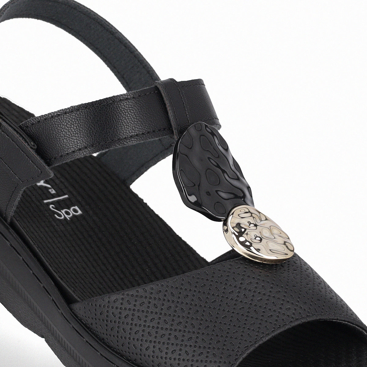 Sandalia SPA Anabela Negro 38