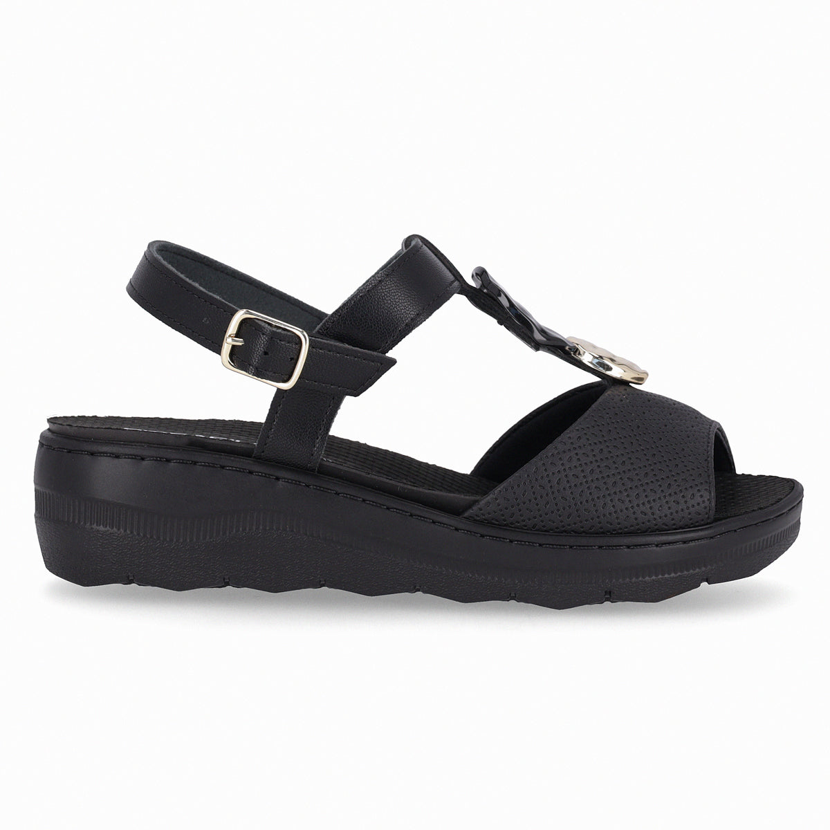 Sandalia SPA Anabela Negro 38