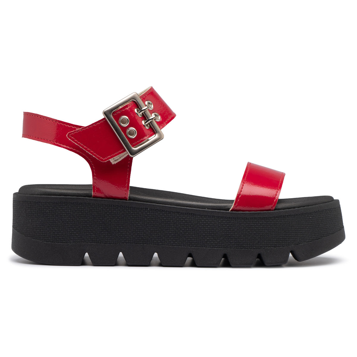 Sandalia Cati Rojo/Negro 793