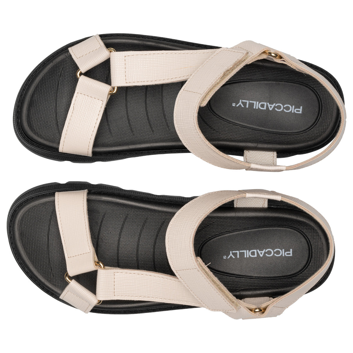 Sandalia Cati Negro/Hueso 803