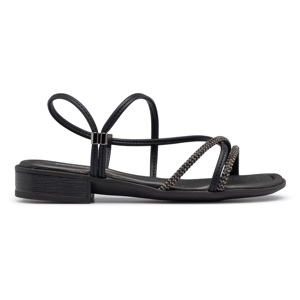 Sandalia Taila Glam Negro 847
