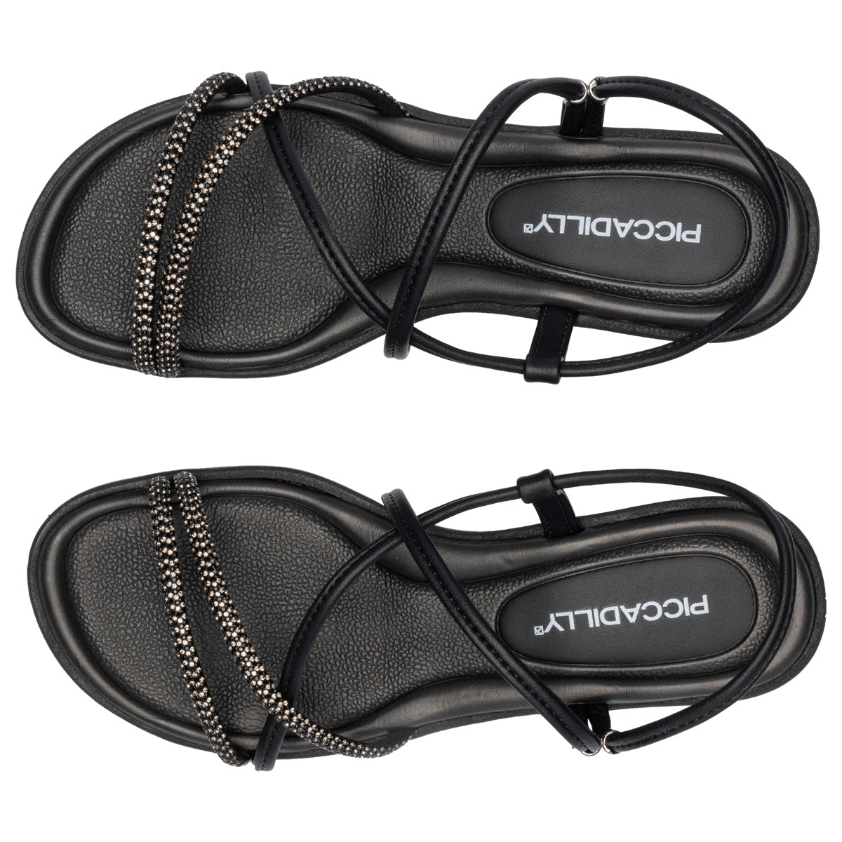Sandalia Taila Glam Negro 847