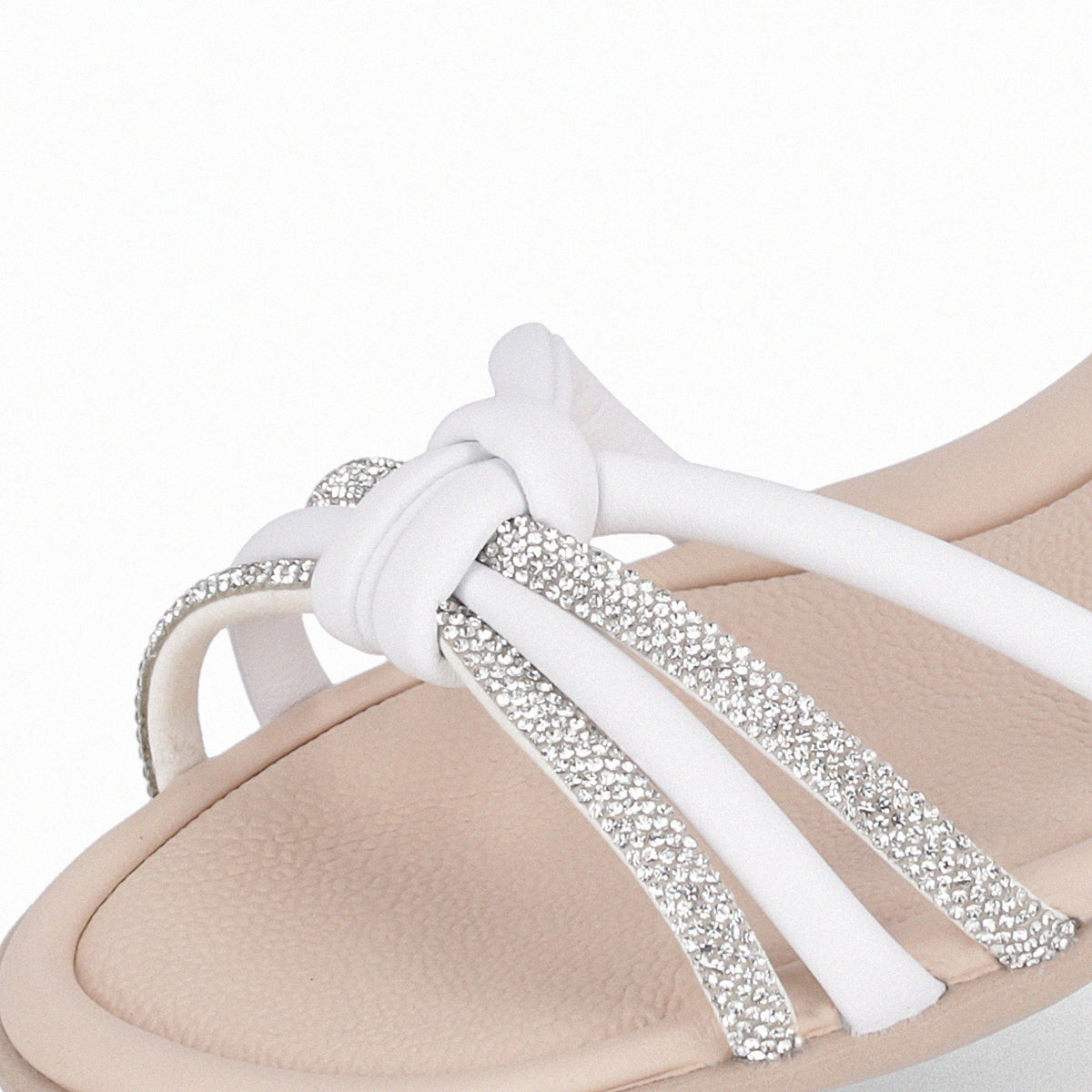 Sandalia Taila Blanco/Strass