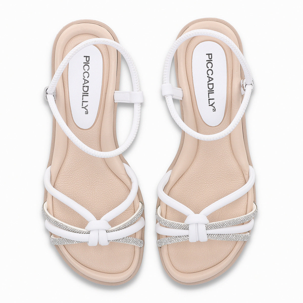 Sandalia Taila Blanco/Strass