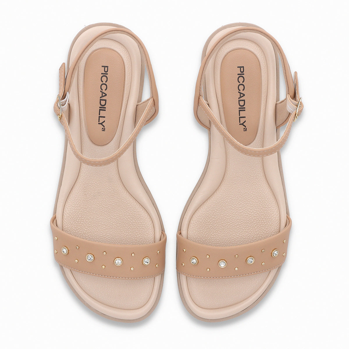 Sandalia Taila Nude/Strass 68