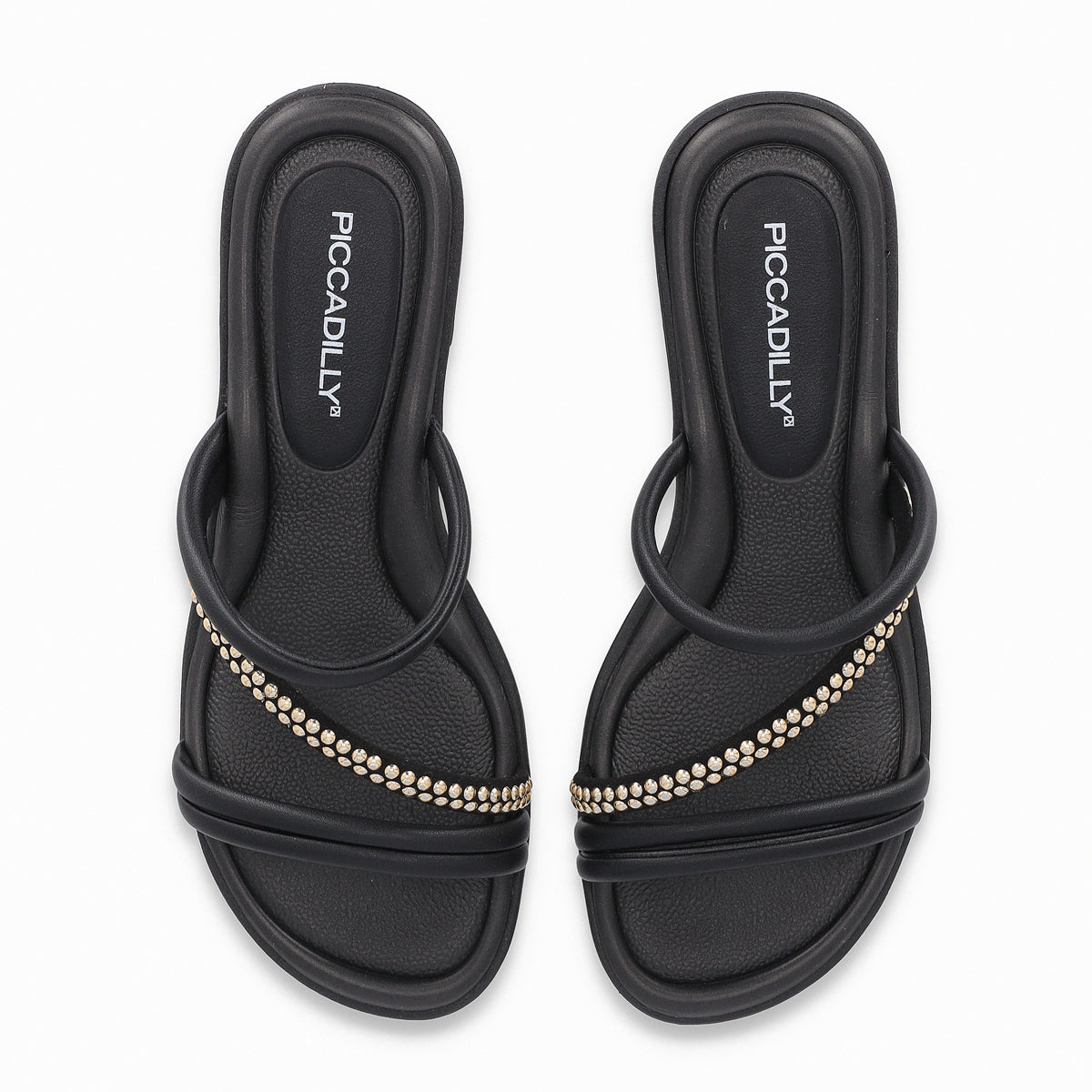 Sandalia Taila 78 Negro/Strass