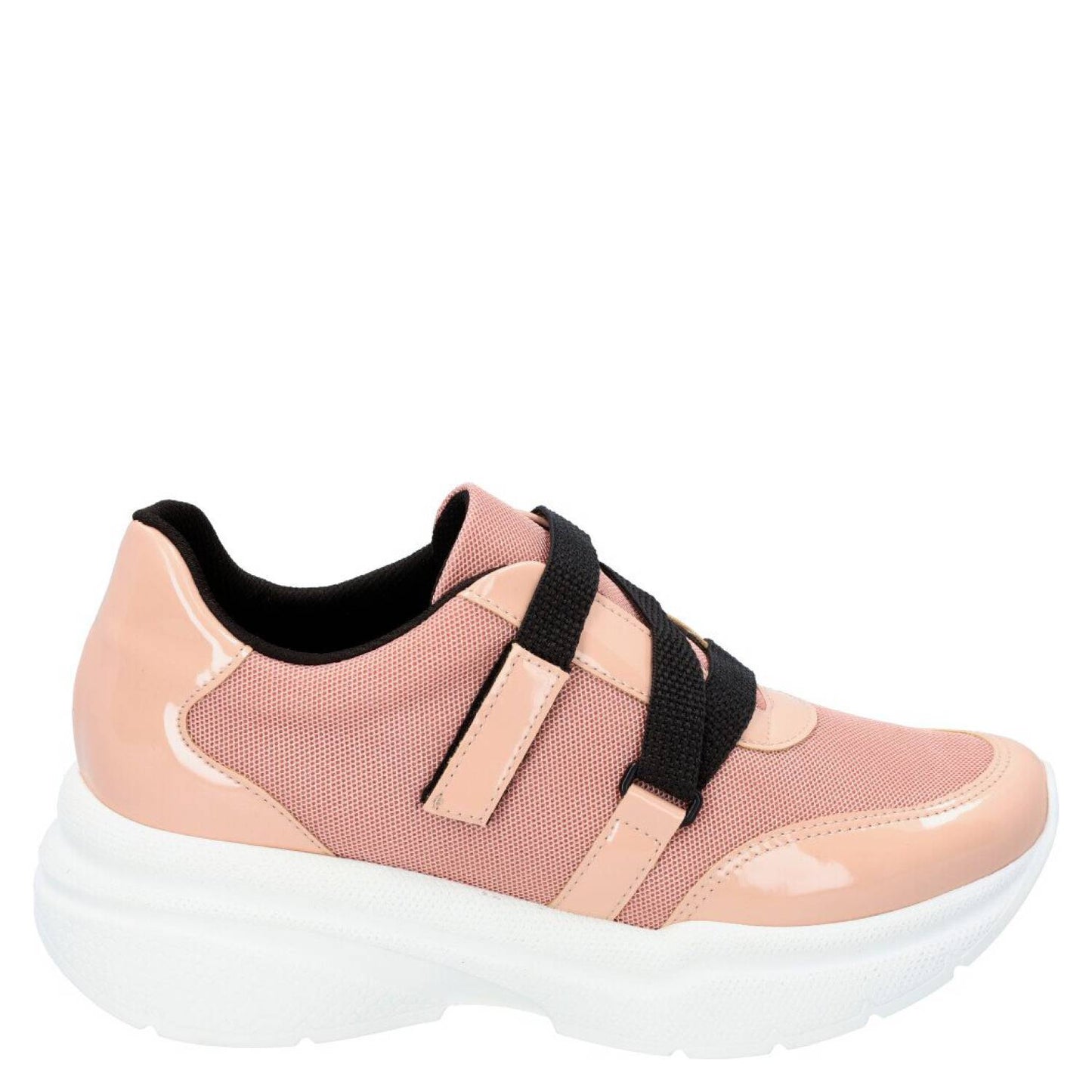 Zapatilla Barbara Rosa/Negro