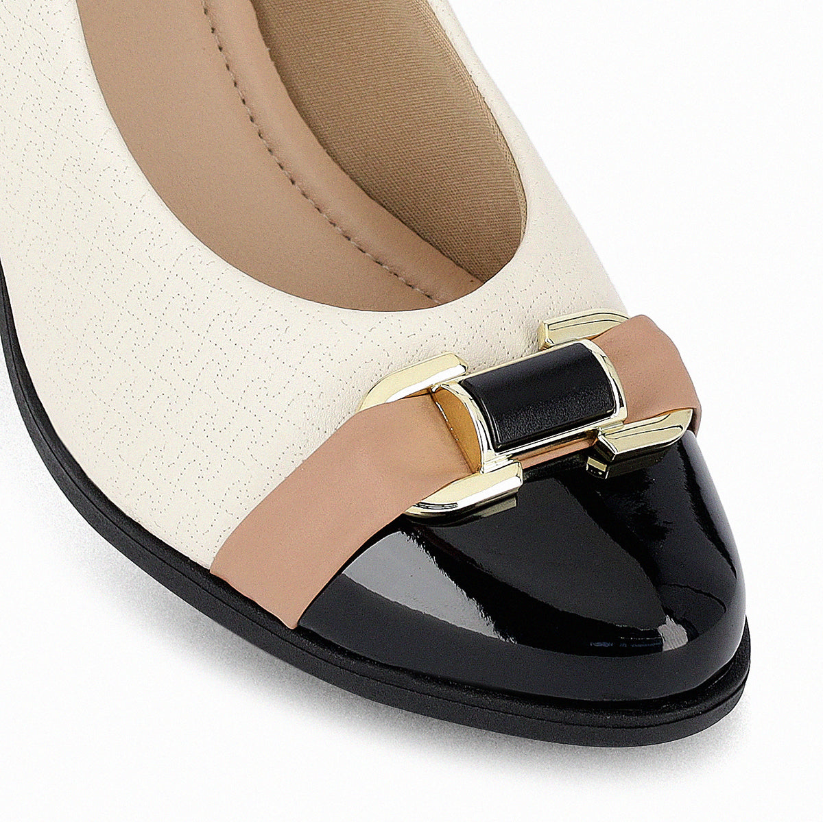 Zapato Danubia Blanco/Café