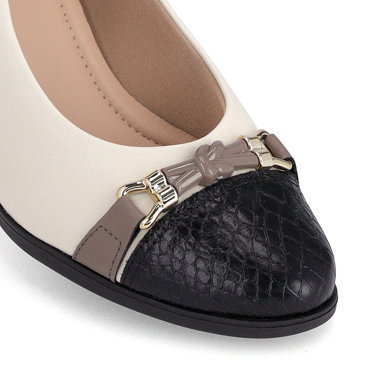 Zapato Danubia Natural/Taupe