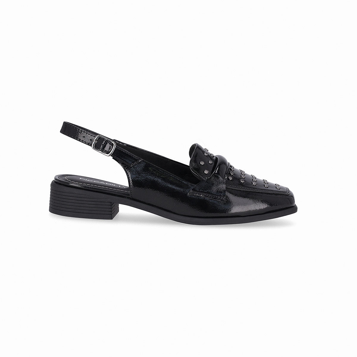 Zapato Giovanna Negro/Tachas