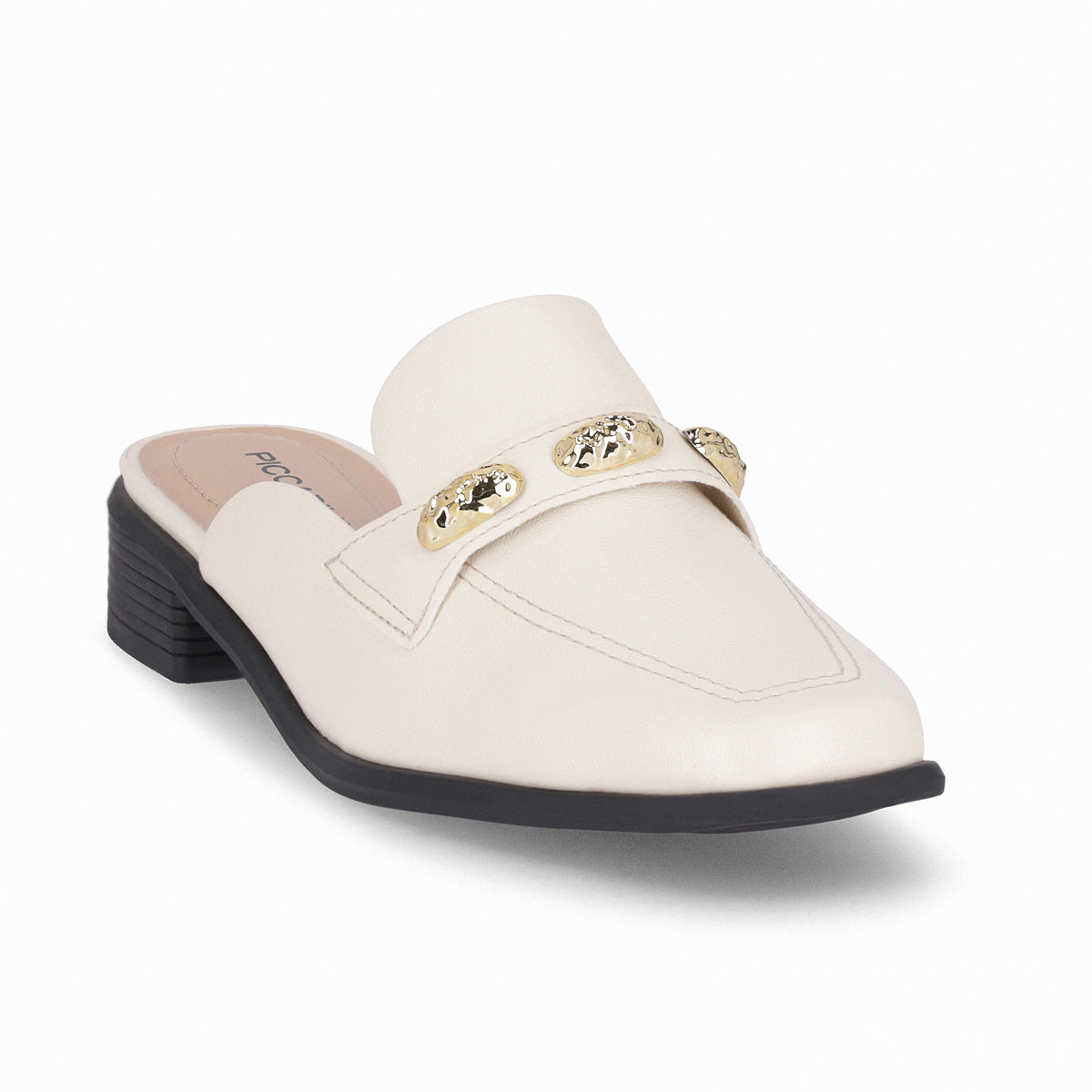 Zapato Giovanna Crema/Dorado