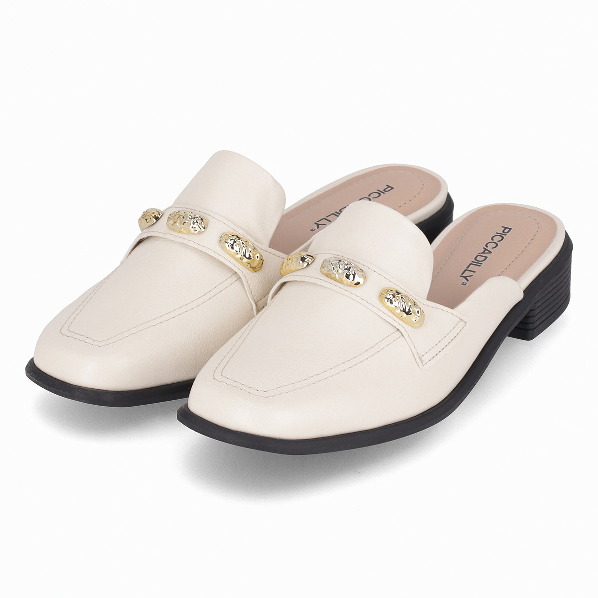 Zapato Giovanna Crema/Dorado