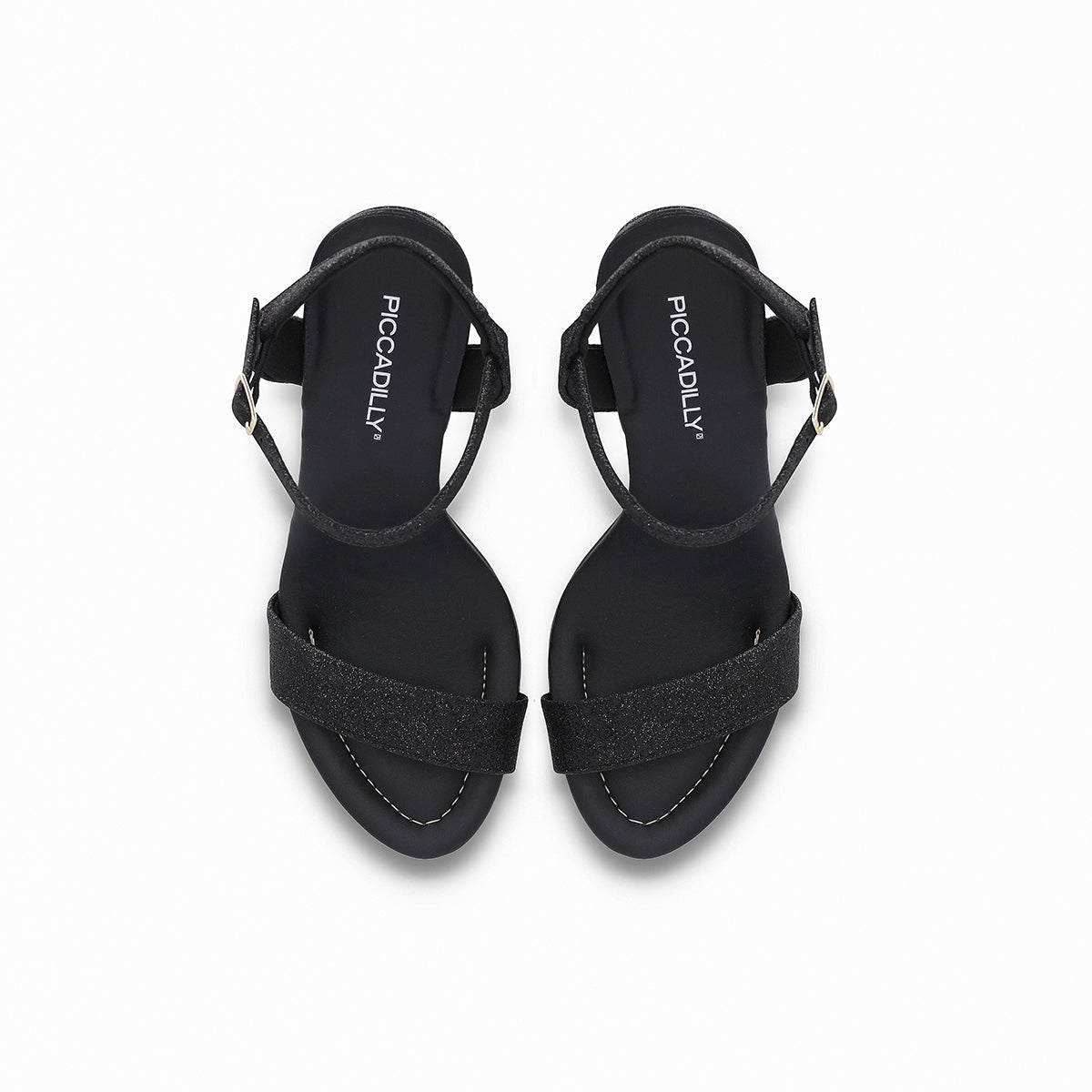 Sandalia Rafa Negro/Glitter