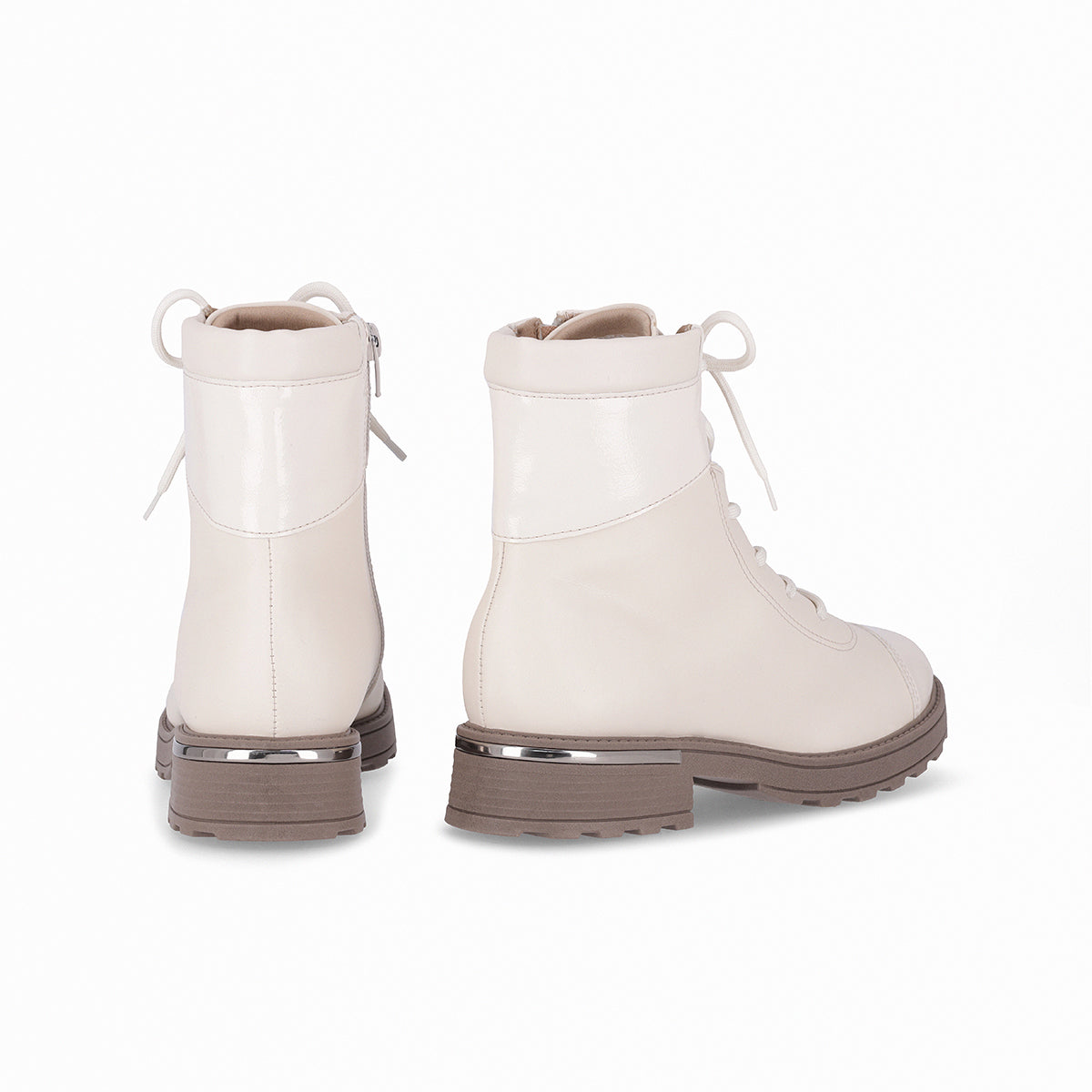 Botin Gisa/Cordones Hueso