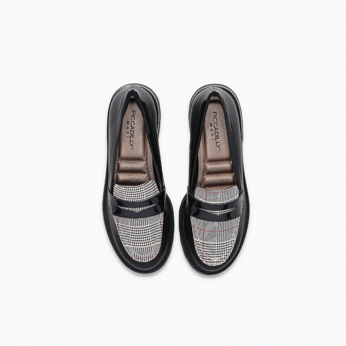 Mocasín Gisa Negro/Cuadrille