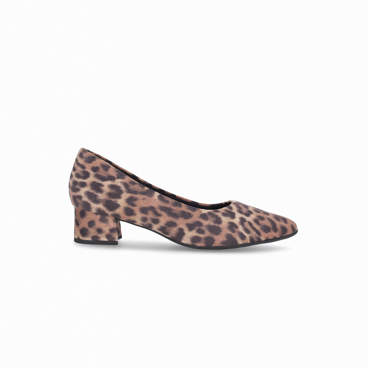 Zapato Taci Nude/Animal Print