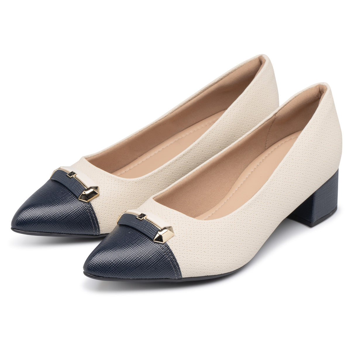 Zapato Taci Azul/Hueso 266