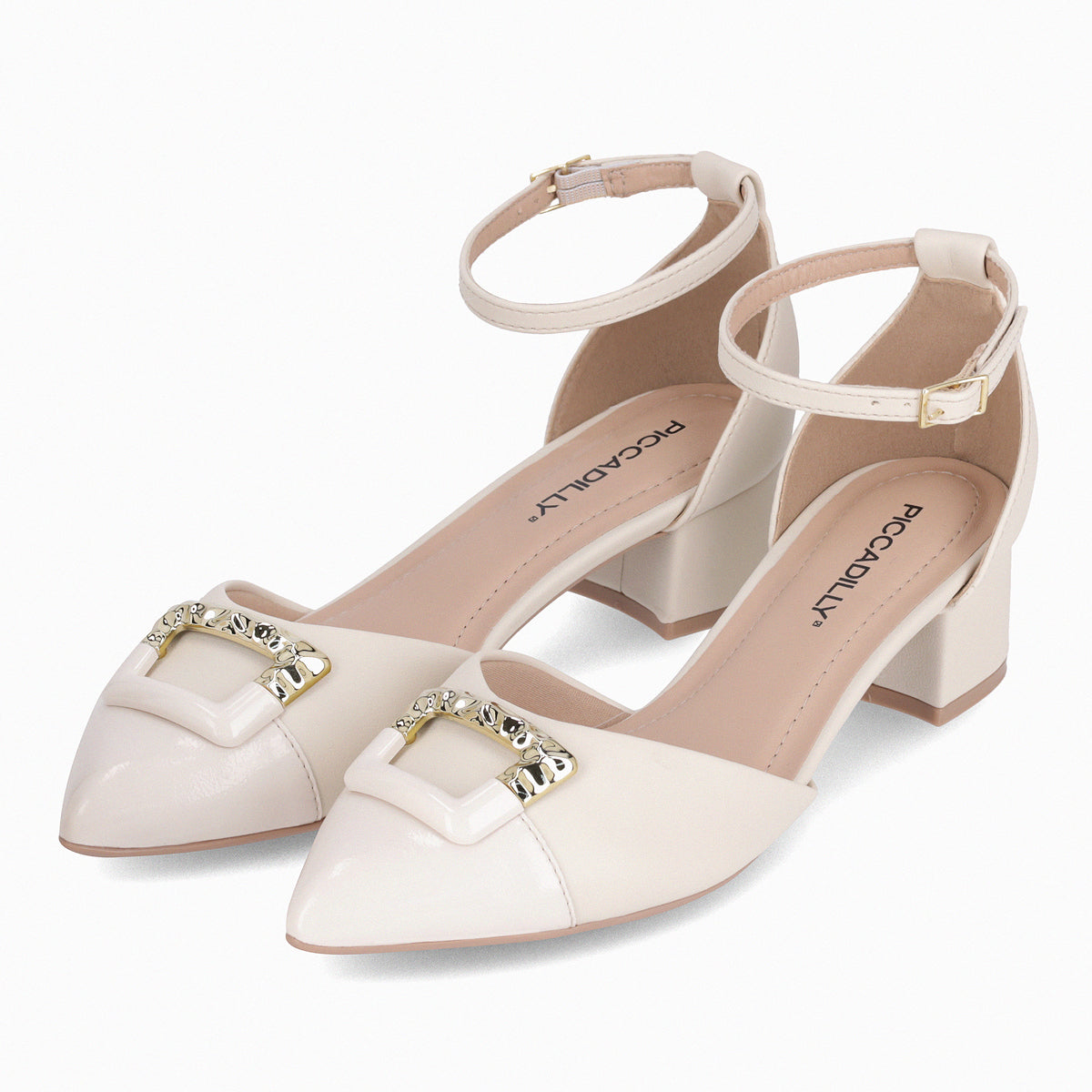 Zapato Taci Dorado/Crema 81