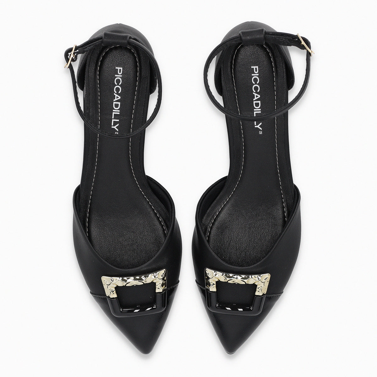 Zapato Taci Negro/Dorado 81