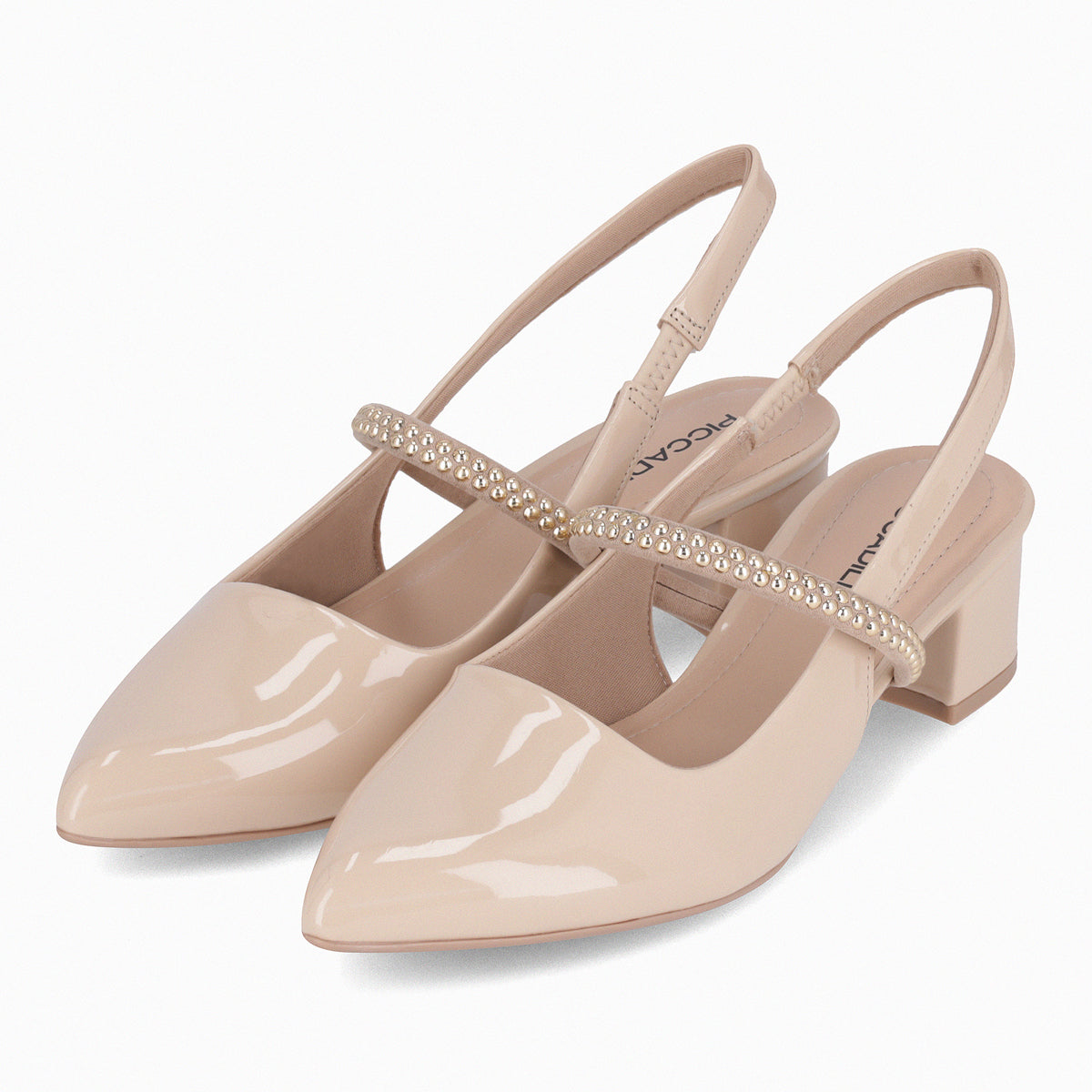 Zapato Taci Nude/Dorado 84