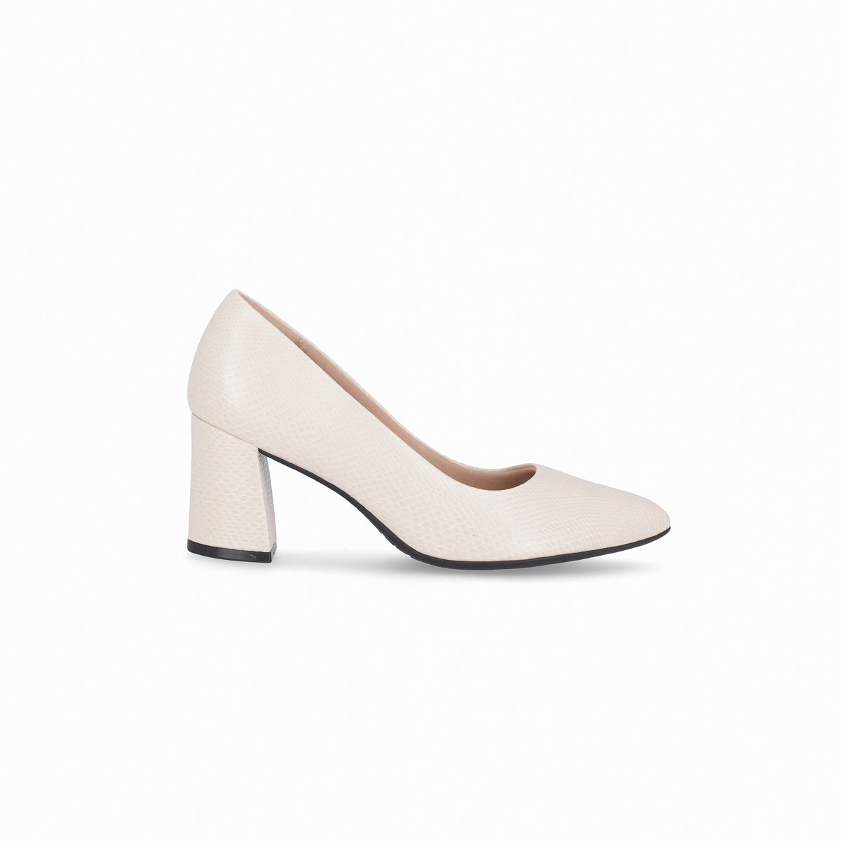 Zapato Luiza 442 Crema/Snake