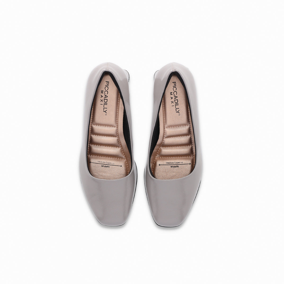 Zapato Estela Gris/Charol