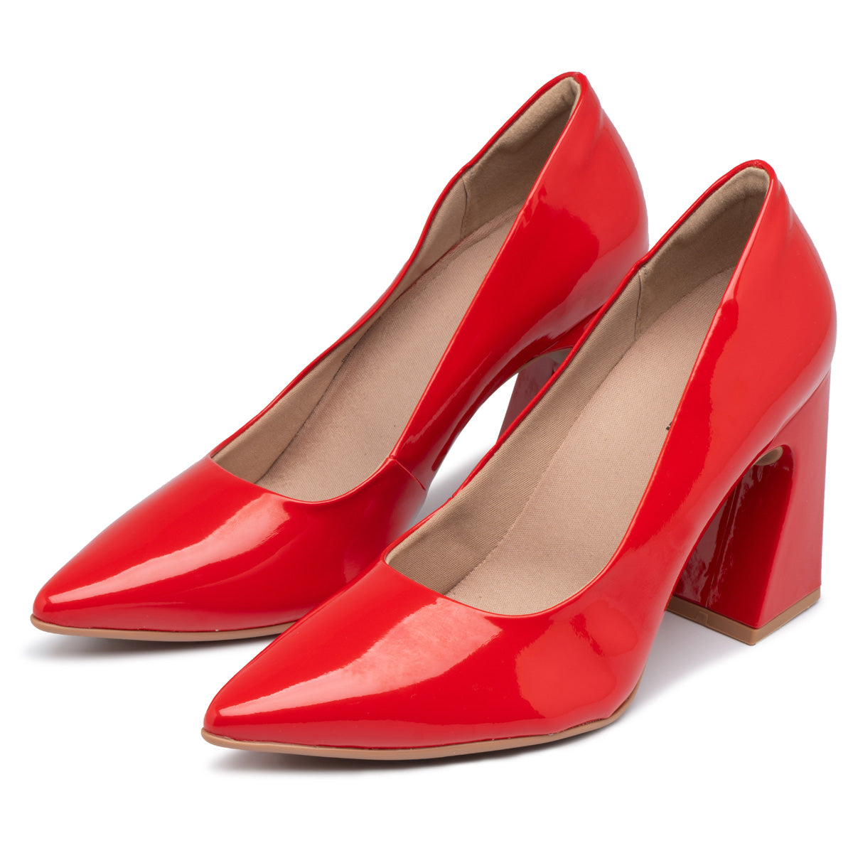 Zapato Silvana Charol Rojo