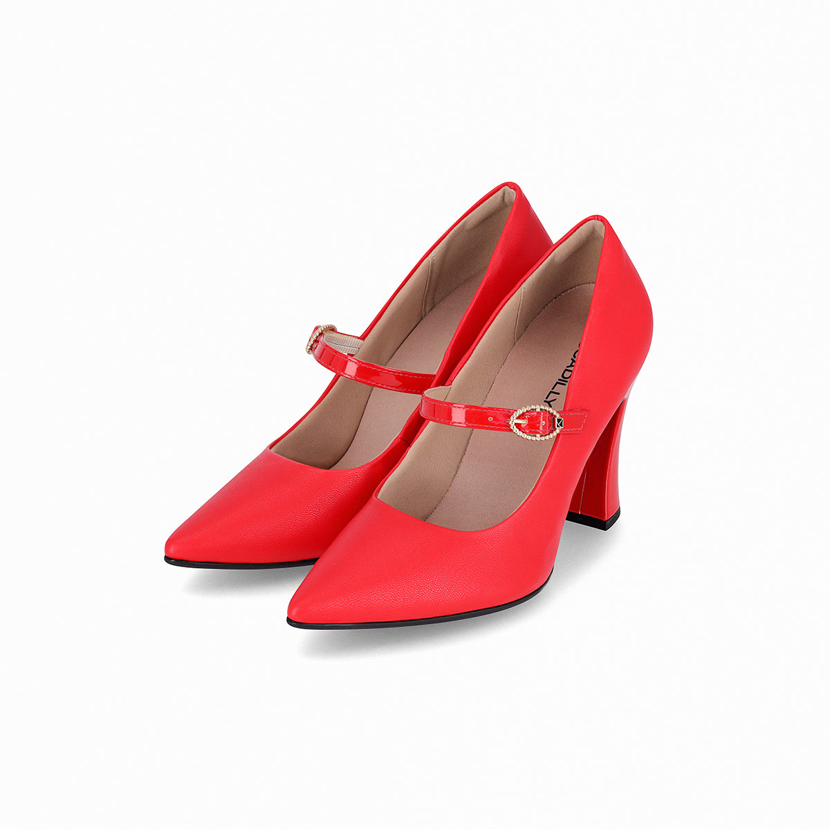 Zapato Silvana 627 Rojo/Strass
