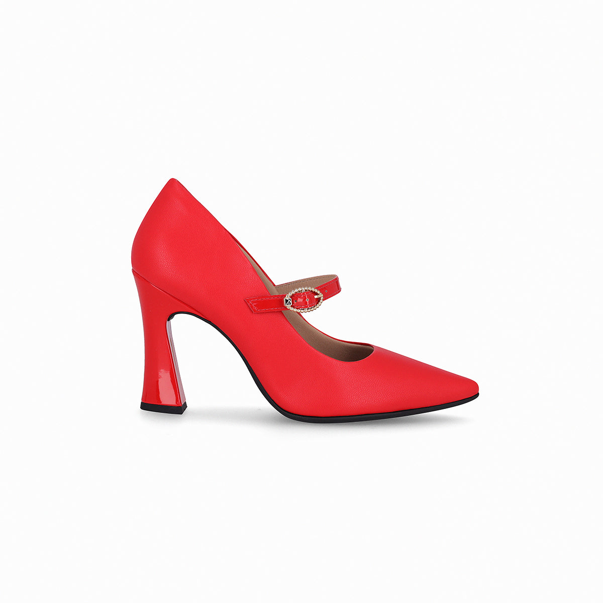 Zapato Silvana 627 Rojo/Strass
