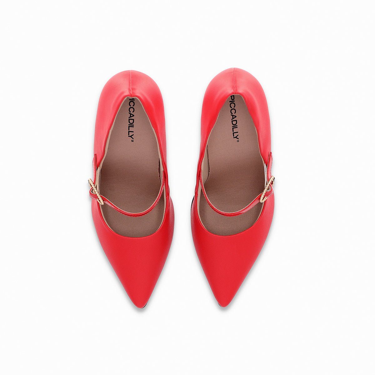Zapato Silvana 627 Rojo/Strass