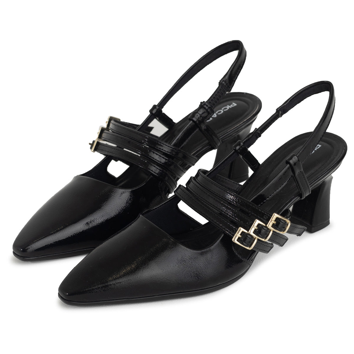 Zapato Irene Hebillas Negro