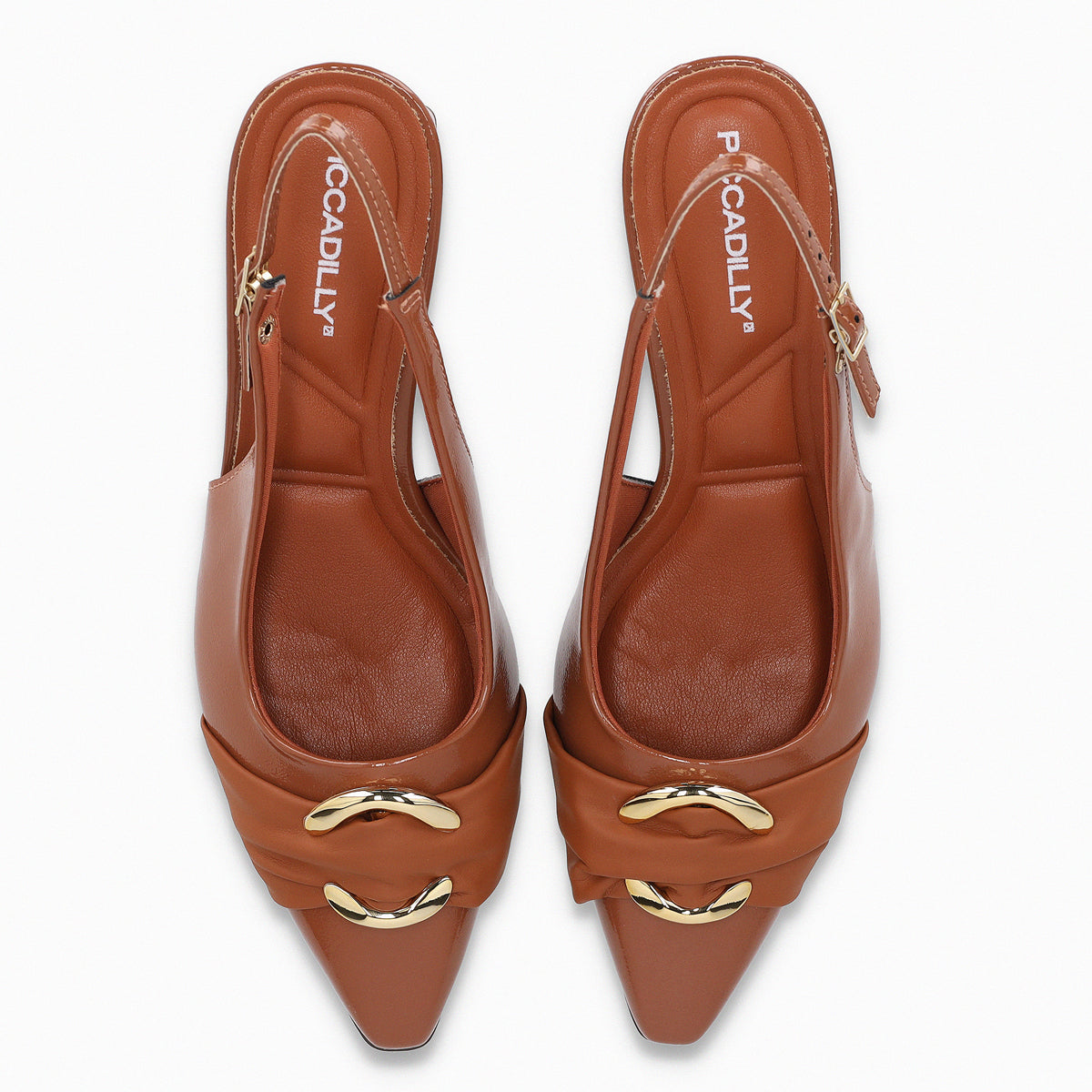 Zapato Irene Dorado/Ocre